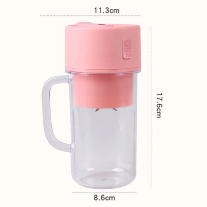 Portable Rechargeable Mini Straw Juicer – Fresh Juice Anywhere, Anytime!