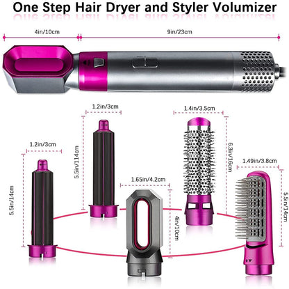 5-in-1 Magic Hair Styler – Curl, Straighten & Volumize in Seconds!