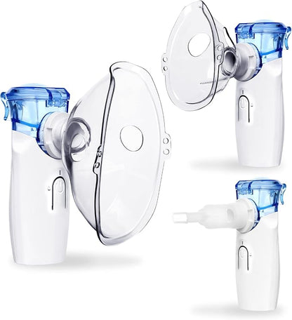Mini Portable Mesh Nebulizer – Fast, Quiet, & Efficient Respiratory Relief!