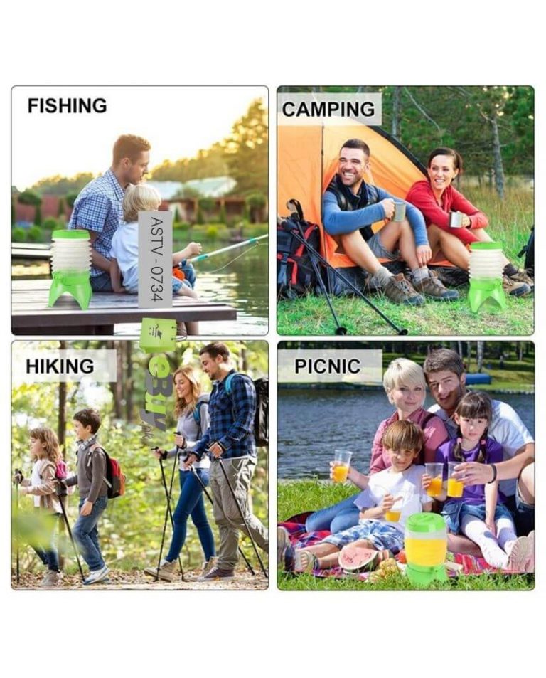 Portable Collapsible Water Cooler With Stand – Keep Your Drinks Cool Anywhere!