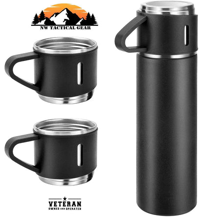 3Pcs Vacuum Flask Set – Keep Your Drinks Hot or Cold for Hours!